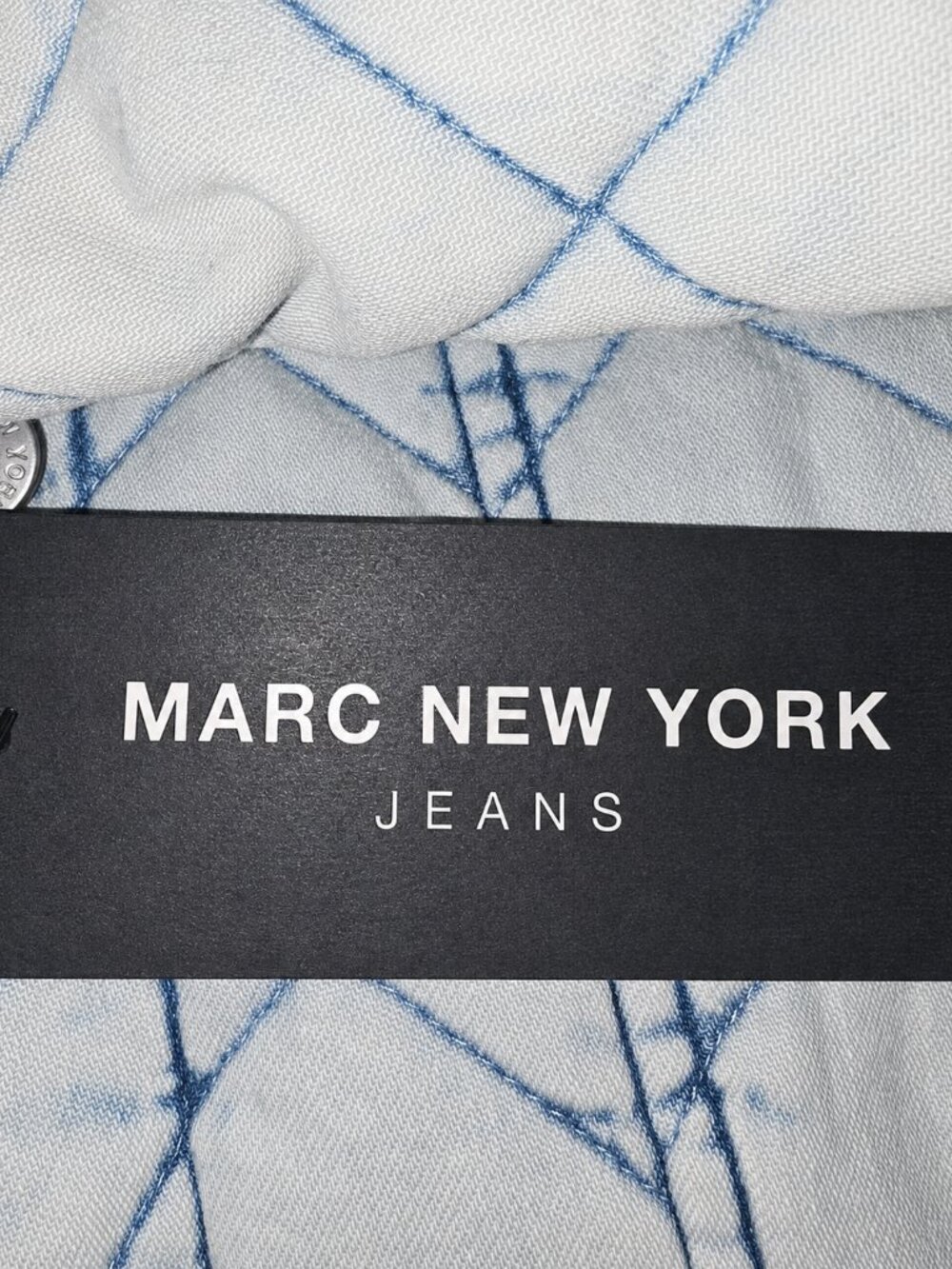 Marc New York Jeans Light Acid Wash Quilted Denim Jacket, NWT - Picture 7 of 8